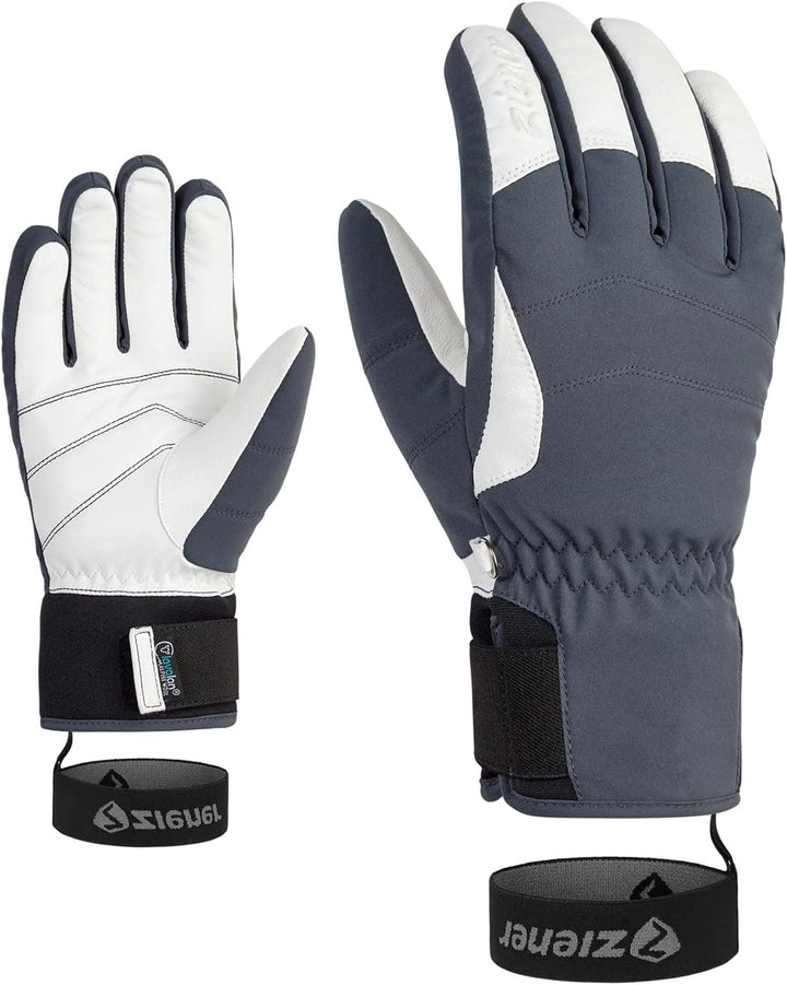 Ziener Damen Kale Ski-Handschuhe/Wintersport | wasserdicht, extra warm, Wolle 6 Ombre, 6 Ombre