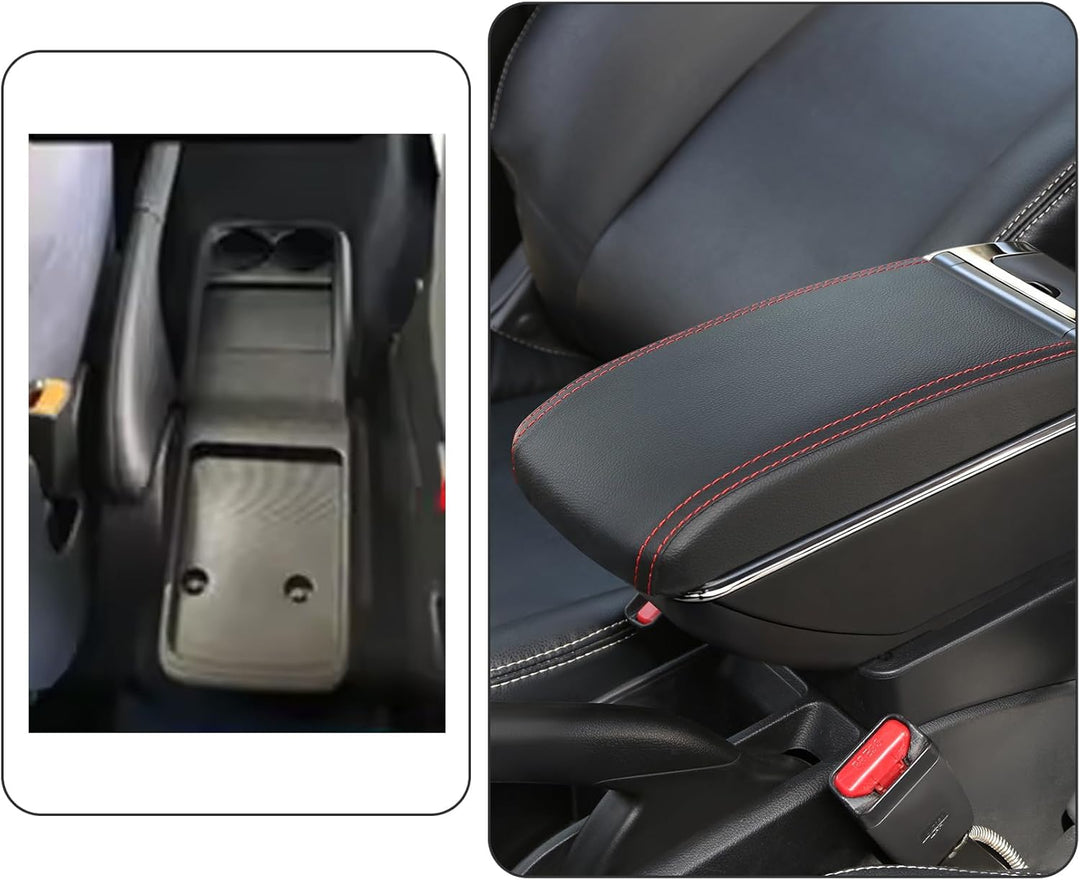 für Berlingo 2010 - 2020 Armlehne Mittelkonsole Aufbewahrungsbox Drehbar Mit Getränkehalter Doppelsc
