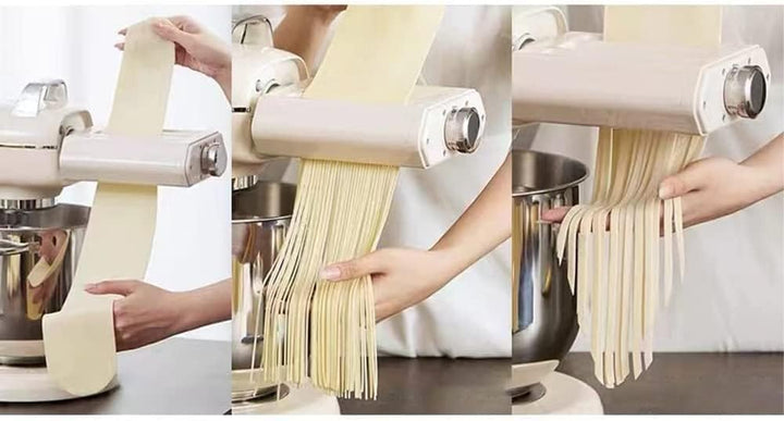 Nudelroller & Schneide-Aufsatz, 3-in-1,Set für ZACME Standmixer Zubehoer,inklusive Nudelblattroller,