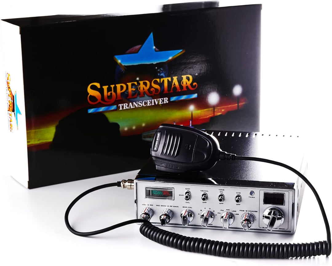 Super Star 3900 - Nouvelle Version - Émetteur Mobile CB-27 - Am/FM/USB/LSB - Multinorme européenne