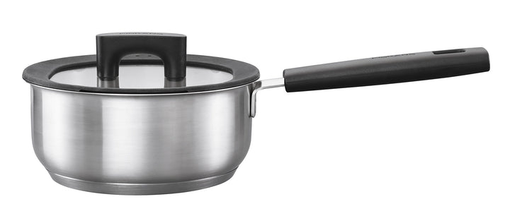 Fiskars Stieltopf mit Deckel, Ø 18 cm, Füllmenge: 1,8 Liter, Für alle Kochfelder geeignet, Rostfreie