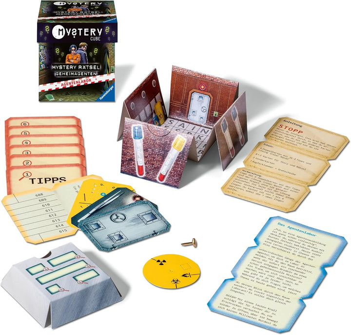 Ravensburger 20227 - Mystery Cube - Das Agentenlabor - Für Rätsel-Begeisterte ab 10 Jahren, White