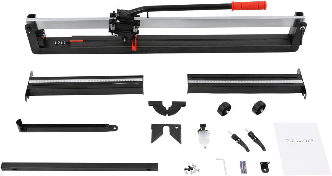 800mm Manueller Fliesenschneider, Professioneller Fliesenschneider mit Laser-Positionierung, Max. 15