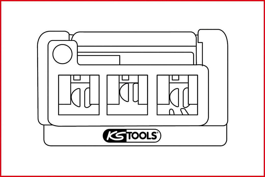 KS Tools 154.0012 Kabel-Entriegelungswerkzeug für Flachstecker und Flachsteckhülsen 1, 6mm