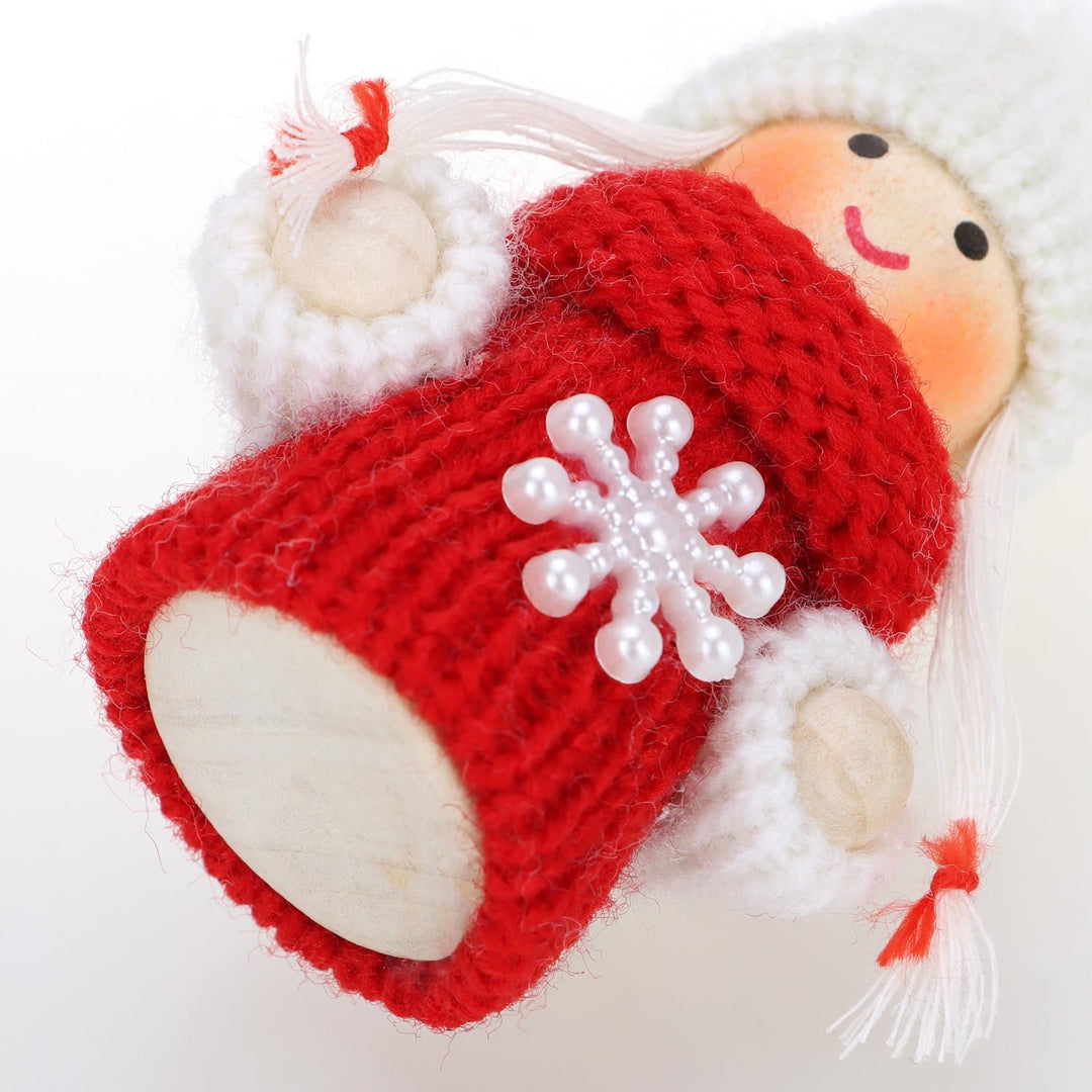 com-four® 12x Premium Weihnachtsbaum-Anhänger Engel - Christbaumschmuck - Feen-Figuren als Geschenka