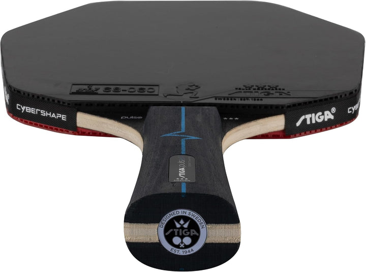 STIGA Tischtennis Set Pulse Box II 3-Star Cybershape - 3 Sterne ITTF-zugelassene Tischtennisschläger