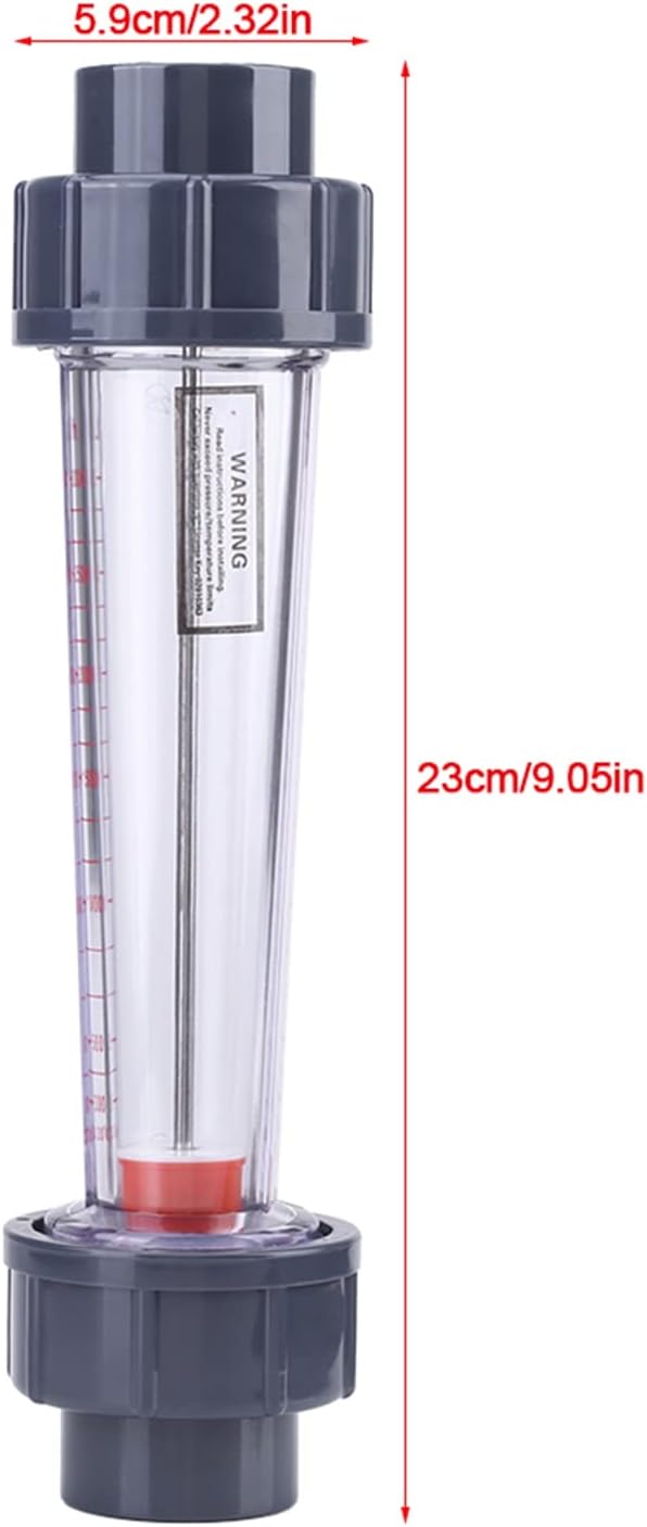 Durchflussmesser-Rotameter Kunststoffrohr Typ LZS-25 Durchflussmesser 300-3000L/H Wasser-Rotameter