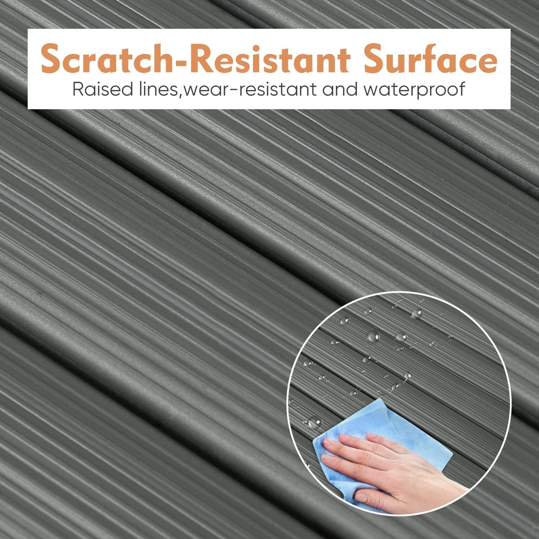 Sekey PVC Sichtschutzmatte 80x300m Doppelte Verstärkung Innen, Balkon Sichtschutz mit Kabelbindern,