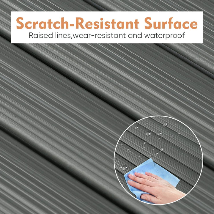 Sekey PVC Sichtschutzmatte 80x300m Doppelte Verstärkung Innen, Balkon Sichtschutz mit Kabelbindern,