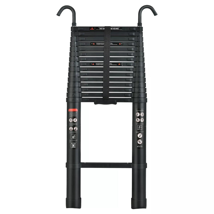 6,2 m Teleskopleiter Mehrzweckleiter ausziehbar klappbar Aluminiumleiter 6.2m/20ft, 6.2m/20ft