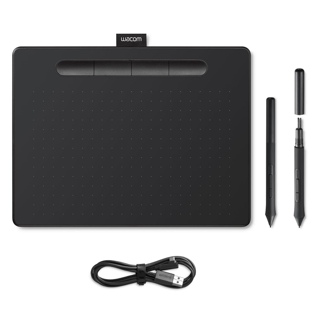 Wacom Intuos Medium Zeichentablett - Tablet zum Zeichnen & zur Fotobearbeitung mit druckempfindliche