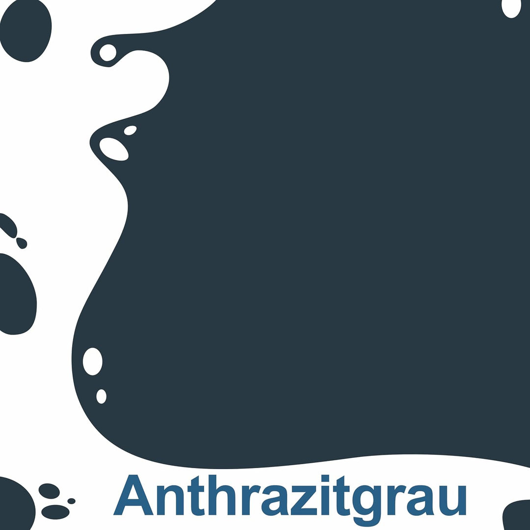 Fonteino Metalllack - Anthrazitgrau - gebrauchsfertige Metallschutzfarbe Metallfarbe Buntlack für Me