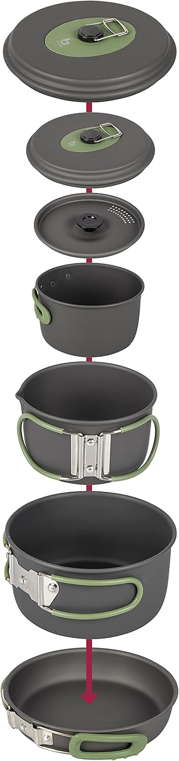 Bo-Camp Explorer Dreibeinhocker 1,1/1,6/2,5 L Schwarz, 1,1/1,6/2,5 L Schwarz