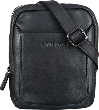 STILORD 'Costa' kleine Herrentasche Leder Umhängetasche Vintage Schultertasche Männer 8,4 Zoll Table