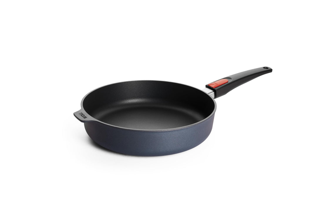 Woll Diamond Lite Hochrandpfanne - Induktiv -, Ø 28 cm, 7 cm hoch, mit abnehmbarem Stiel - Geeignet