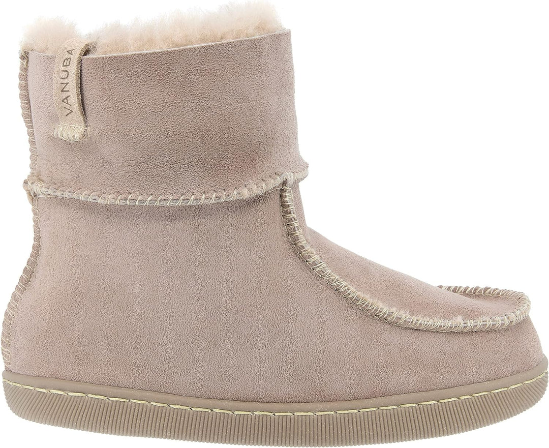 Vanuba - Kinder Hausschuhe Peppin, Lammfell Winterschuhe, Baby Schuhe, Junge und Mädchen, Echtleder,