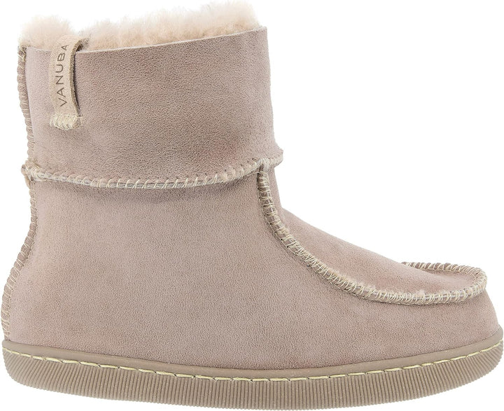 Vanuba - Kinder Hausschuhe Peppin, Lammfell Winterschuhe, Baby Schuhe, Junge und Mädchen, Echtleder,