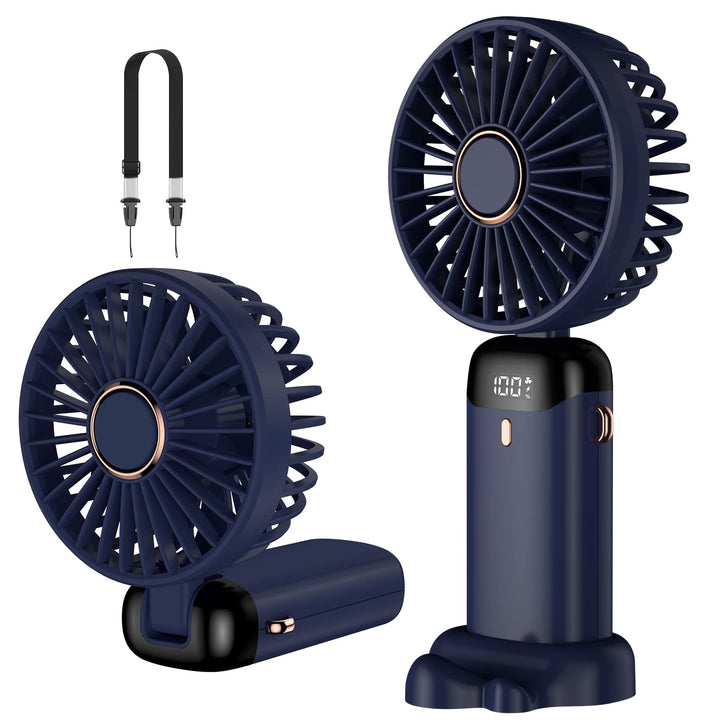 Rafada Handventilator, Tragbarer Mini Ventilator, Wiederaufladbar, Kleiner Taschenventilator Mit 5 G
