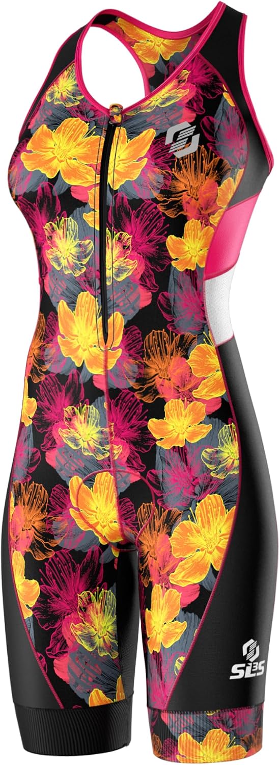 SLS3 Triathlon Anzug für Damen | Triathlonanzug | Trisuit | Triathlon Einteiler | FX Print Schwimman