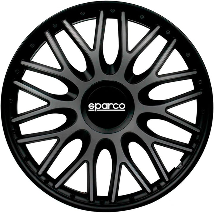 Sparco Satz Radzierblenden Roma 13-Zoll Grau/Schwarz