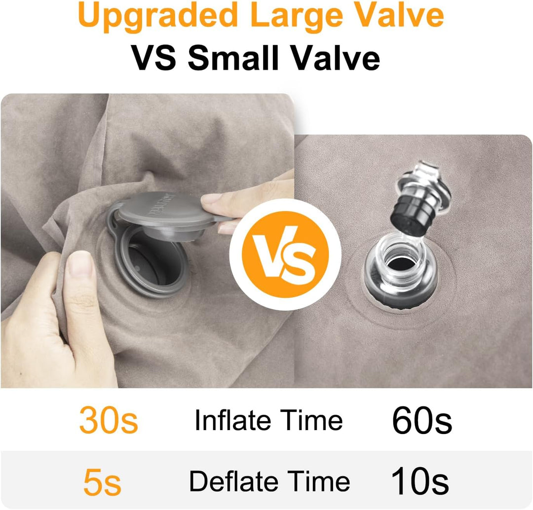 Maliton Fussstütze Flugzeug，Aufblasbare Fussstütze Kissen für Reisen Auto & Zuhause & Büro, Höhenver