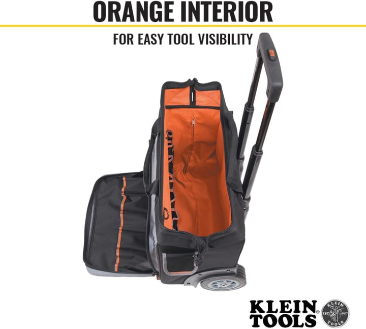 Klein Tools 55456BPL Tradesman Pro Tech Rucksack, 55452RTB Werkzeugtasche mit Rollen, Werkzeugtasche