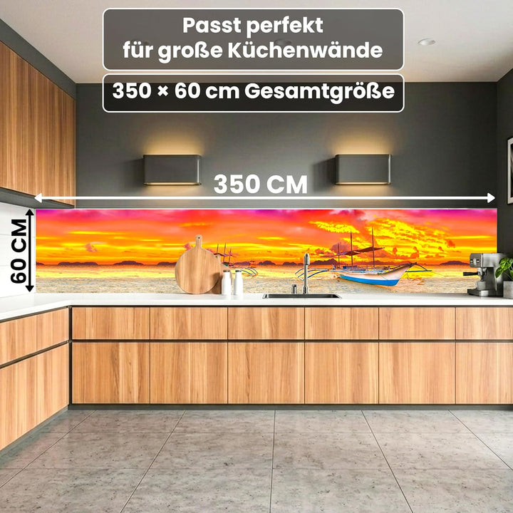 DIMEX Küchenrückwand Folie selbstklebend Schiff | Klebefolie - Dekofolie - Spritzschutz für Küche |