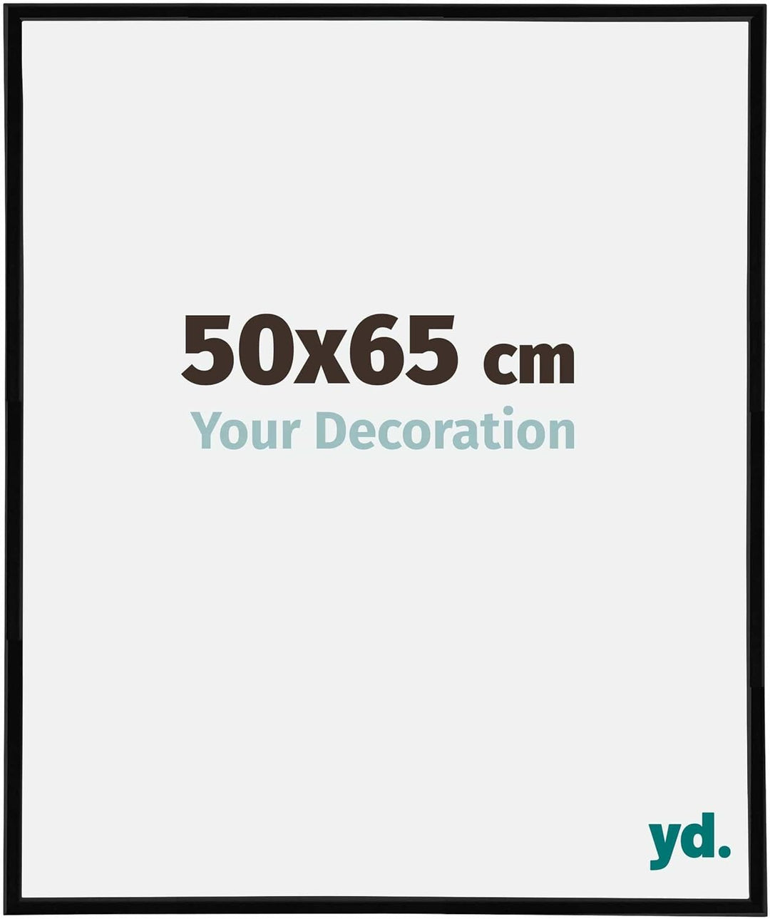 yd. Your Decoration - Bilderrahmen 50x65 cm - Bilderrahmen aus Kunststoff mit Acrylglas - Ausgezeich