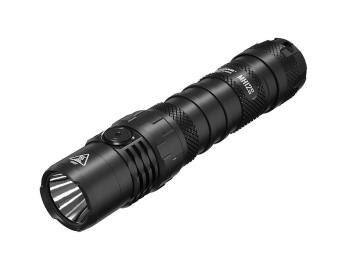 NITECORE LED Taschenlampe MH12S - Leuchtleistung max. 1.800 Lumen - 141 mm lang - Per USB-C aufladba