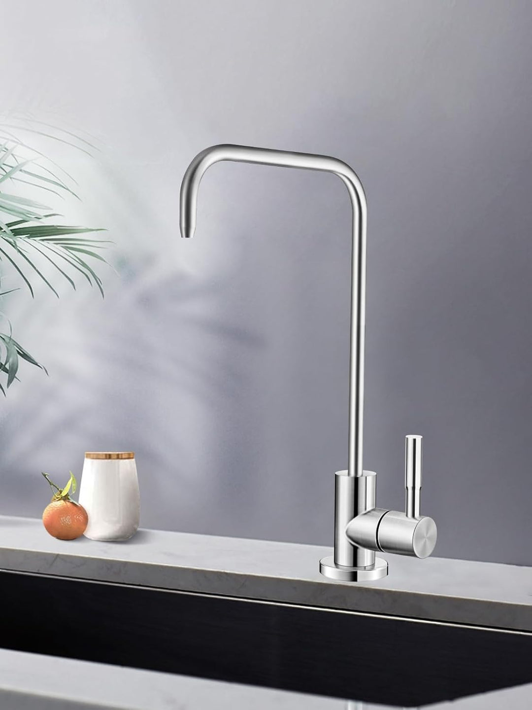 Trinkwasserhahn, bleifreier Wasserfilter-Wasserhahn,Umkehrosmose-Wasserhahn für Küchenspüle, gebürst