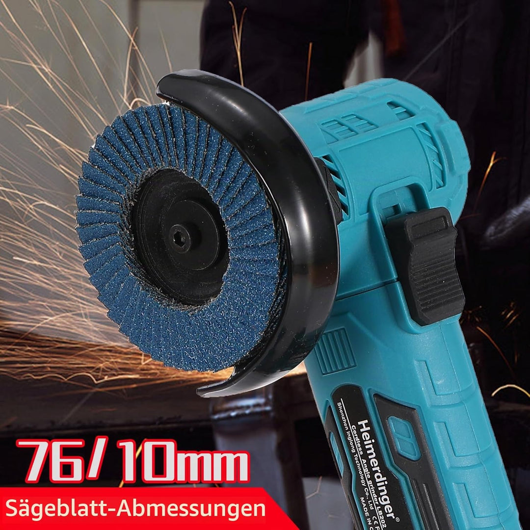 Bürstenloser Mini-Winkelschleifer für Makita 18 V Akku (nicht im Lieferumfang enthalten), schnurlose