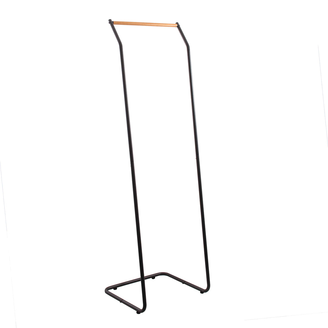 GERSO Ankleide Stummer Diener aus Bambus Holz und Metall 150cm 10kg Traglast Kleiderständer Leicht f