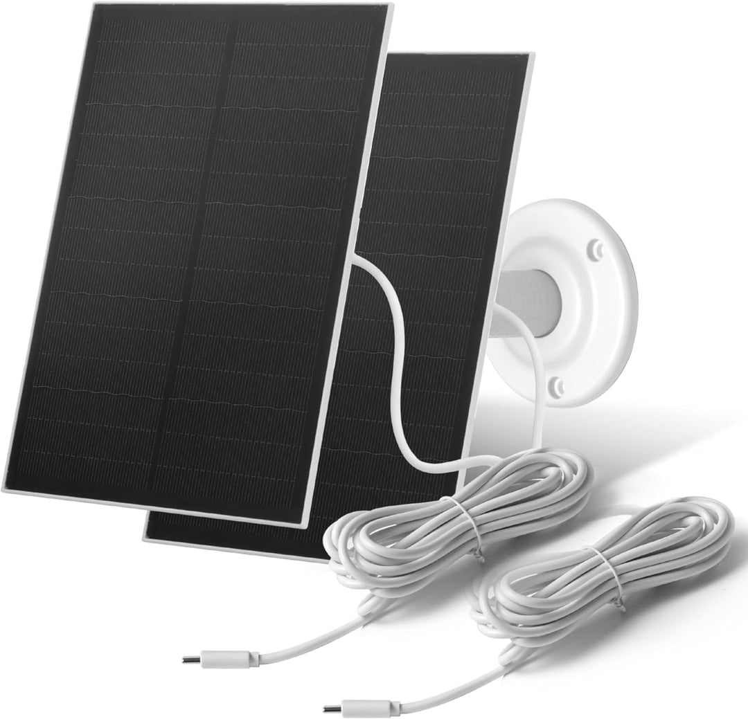 Nicesolar 8W USB-Solarpanel für Sicherheitskameras, IP65 wasserdichtes Solarpanel für den Aussenbere