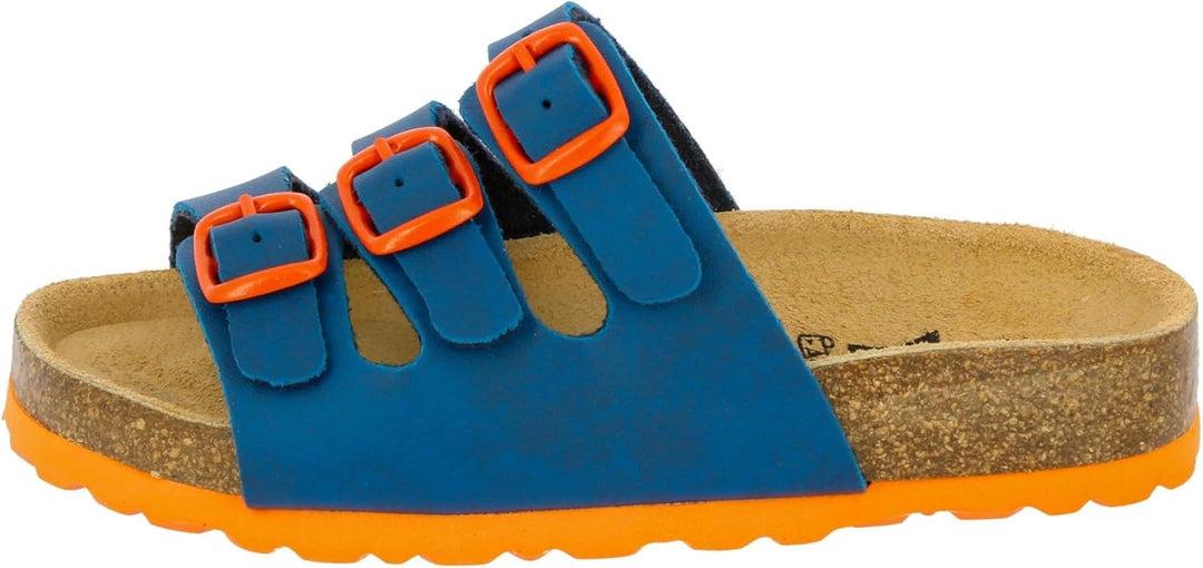 Lico Damen Bioline Pantoletten 27 EU Marine Orange, 27 EU Marine Orange