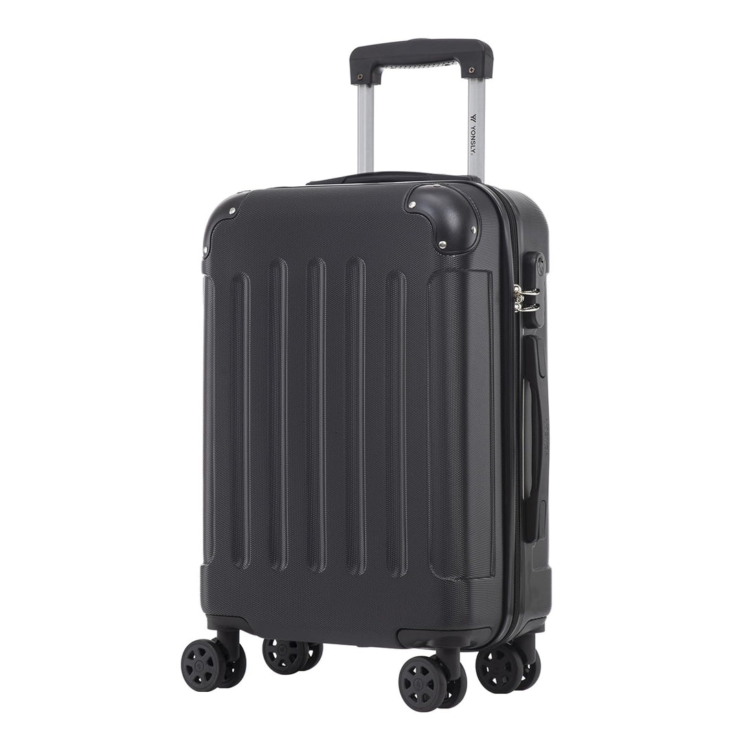 Trolley Koffer Suitcase, Reisekoffer, Rollkoffer Handgepäck, Hartschalenreisekoffer mit 4 Rollen 360