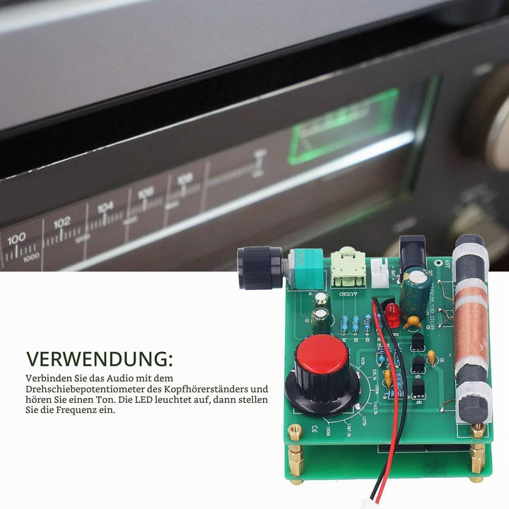 AM600 Mittelwellen Sender Platine Frequenzbereich 600 bis 1500 kHz 3.5mm Audio Buchse 5 bis 12 Volt