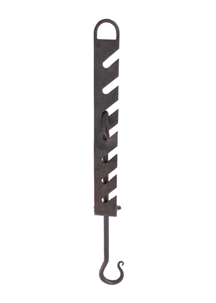 Ulfberth - Mittelalterlicher Verstellbarer Kesselhaken handgeschmiedet - ca. 80 cm Länge - Ideal für