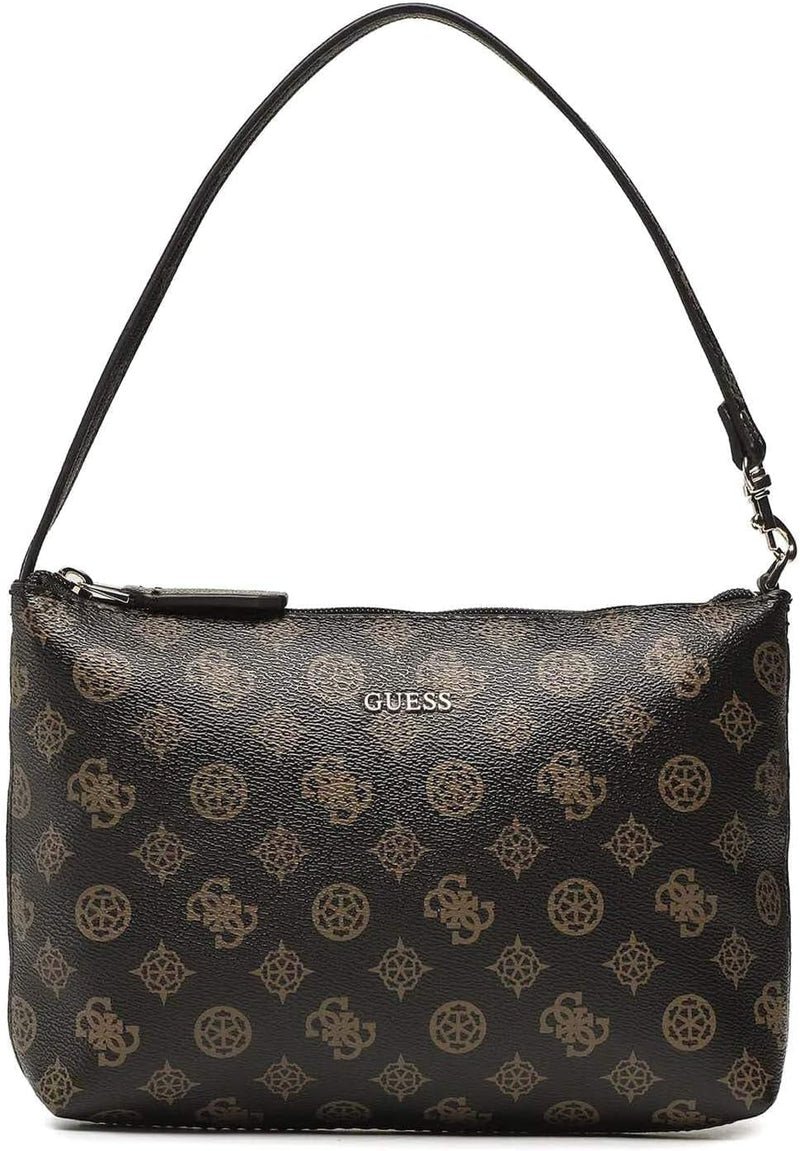 GUESS Damen Vikky Tote Bag Brown, Brown