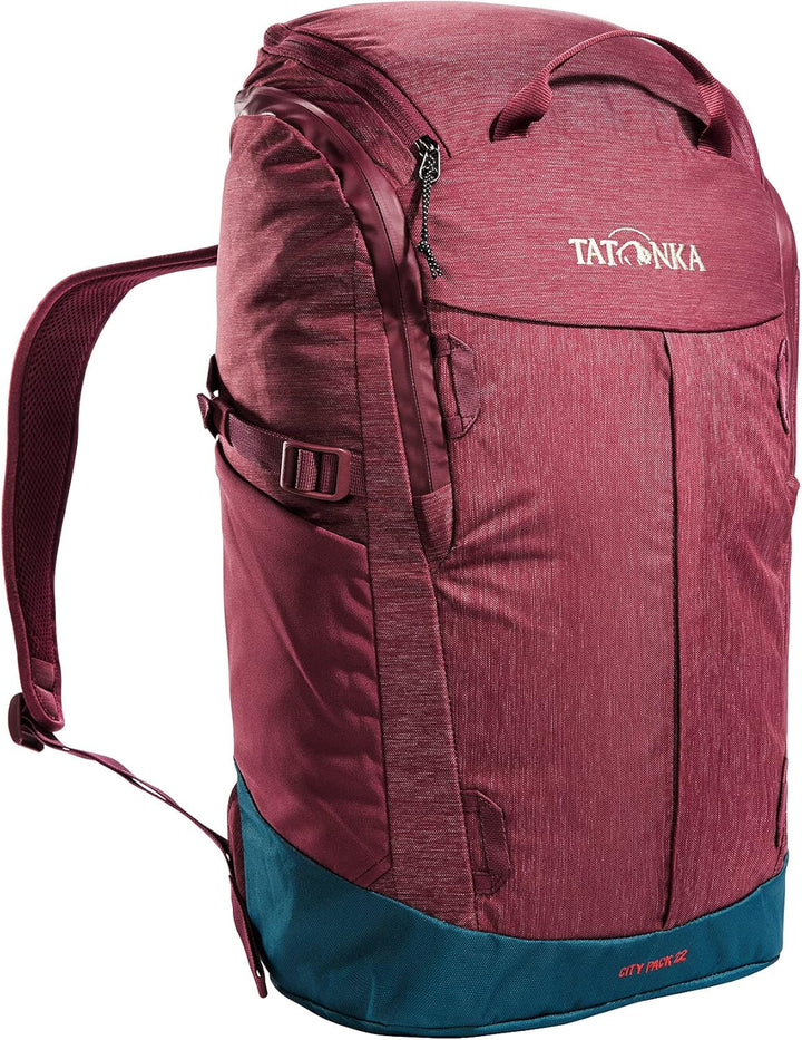 Tatonka Unisex City Pack 22 Daypack 22 Liter Bordeaux Red, 22 Liter Bordeaux Red
