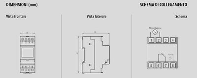 VEMER VP871800 MEMO DW E Digitale Zeitschaltuhr mit täglicher oder wöchentlich Programmierung, DIN-S