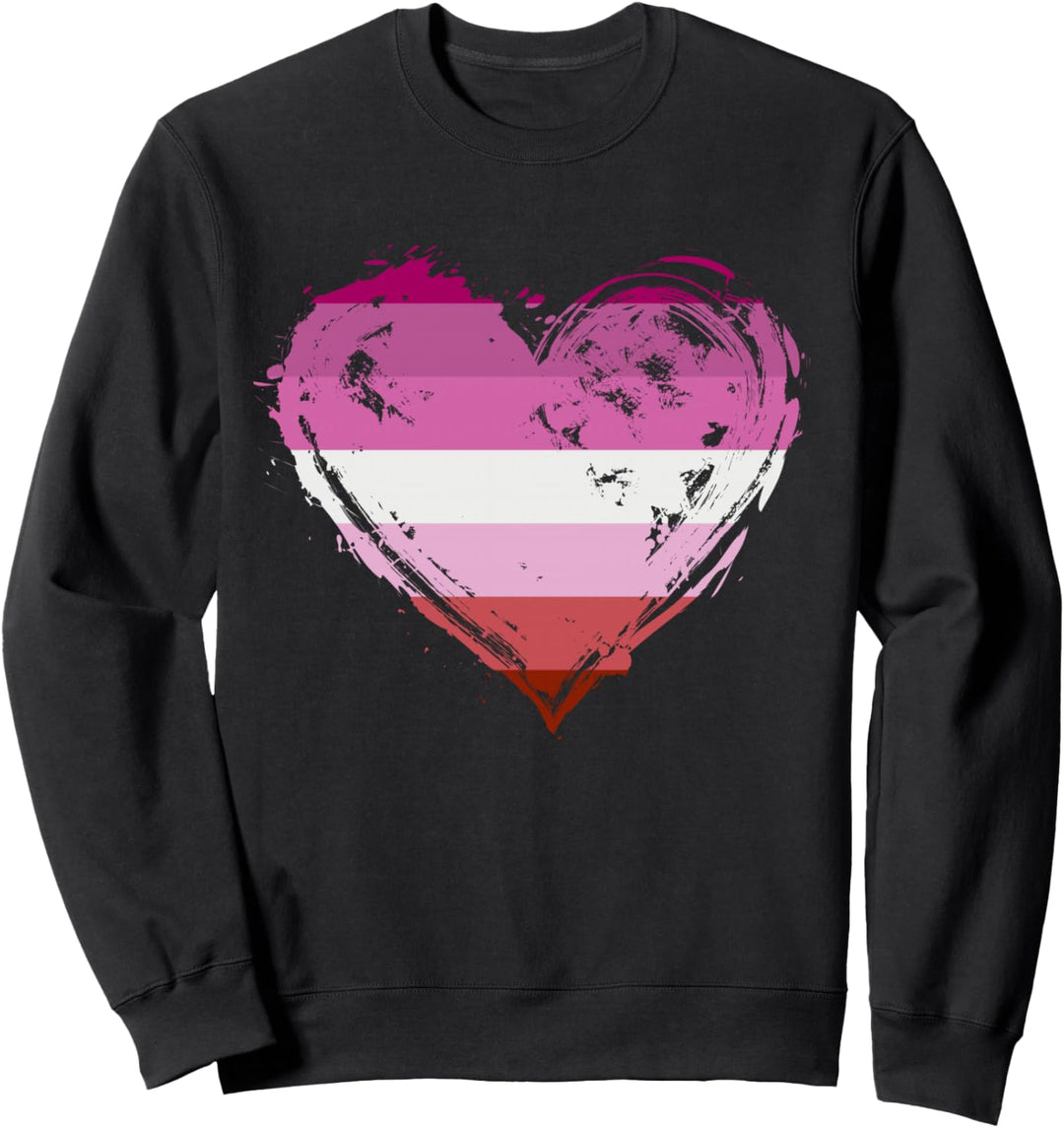 Lesbian Pride Flag Frauen Sweatshirt