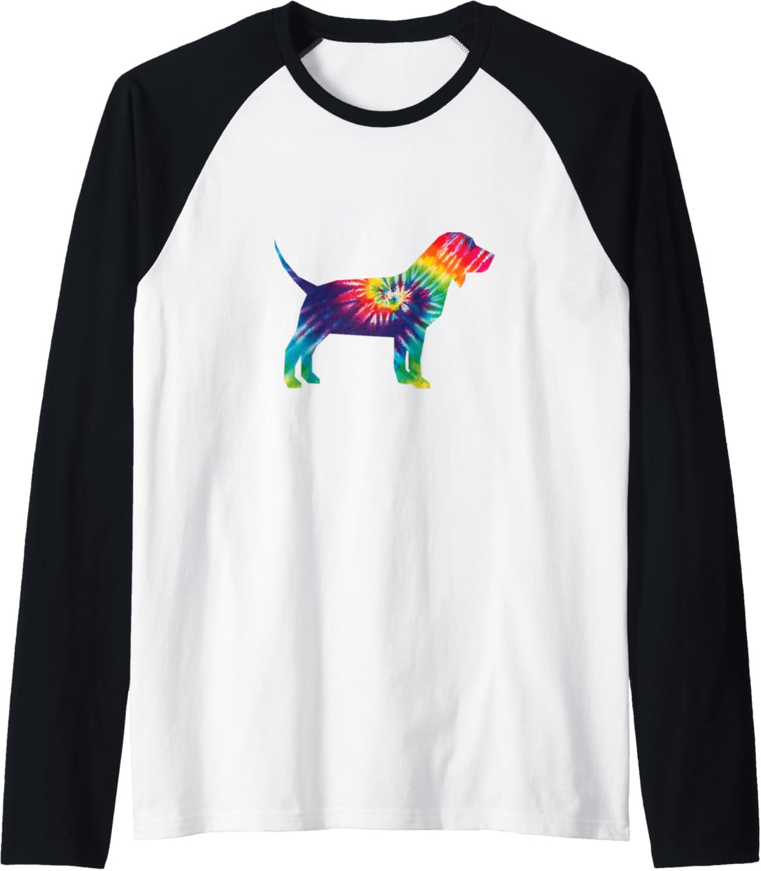Tie Dye Dog Lover Beagle Raglan
