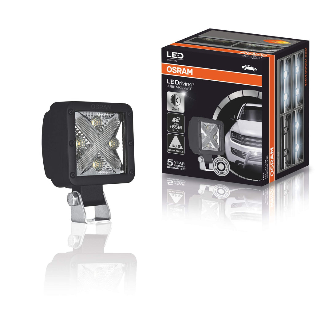 Osram LEDDL101-WD LEDriving CUBE MX85-WD LED Arbeitsscheinwerfer, 85 x 57 x 121,5 mm, MX85-WD