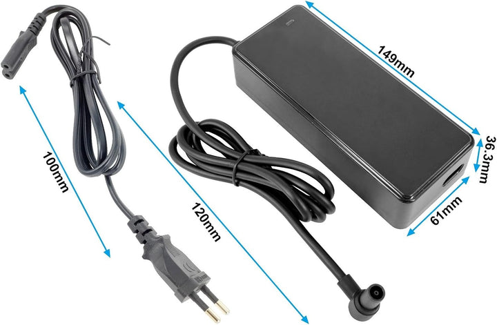 PowerSmart 2A Ladekabel für 48V Li-ion Akkus, Ladegerät für Navee