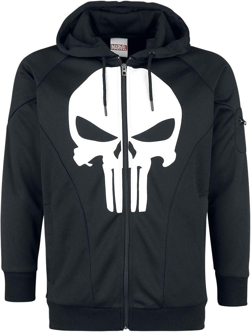 Punisher Kapuzen Jacke Skull Logo Marvel schwarz - S