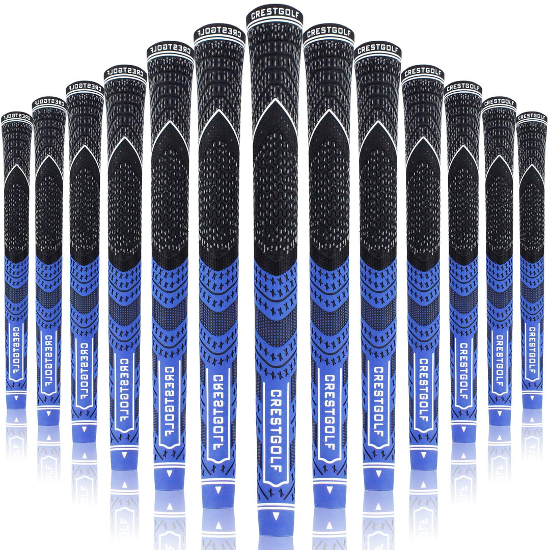 CRESTGOLF Golfgriffe Aktualisierte Multi-Compound-Golfgriffe für Golfschläger, Golf Grips Set mit 13