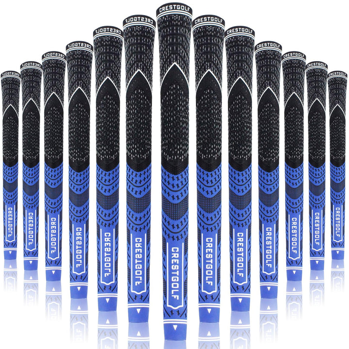 CRESTGOLF Golfgriffe Aktualisierte Multi-Compound-Golfgriffe für Golfschläger, Golf Grips Set mit 13