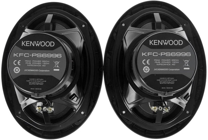 KENWOOD Coaxial Speakers, 5-Way, 6x9, 650W KFCPS6996