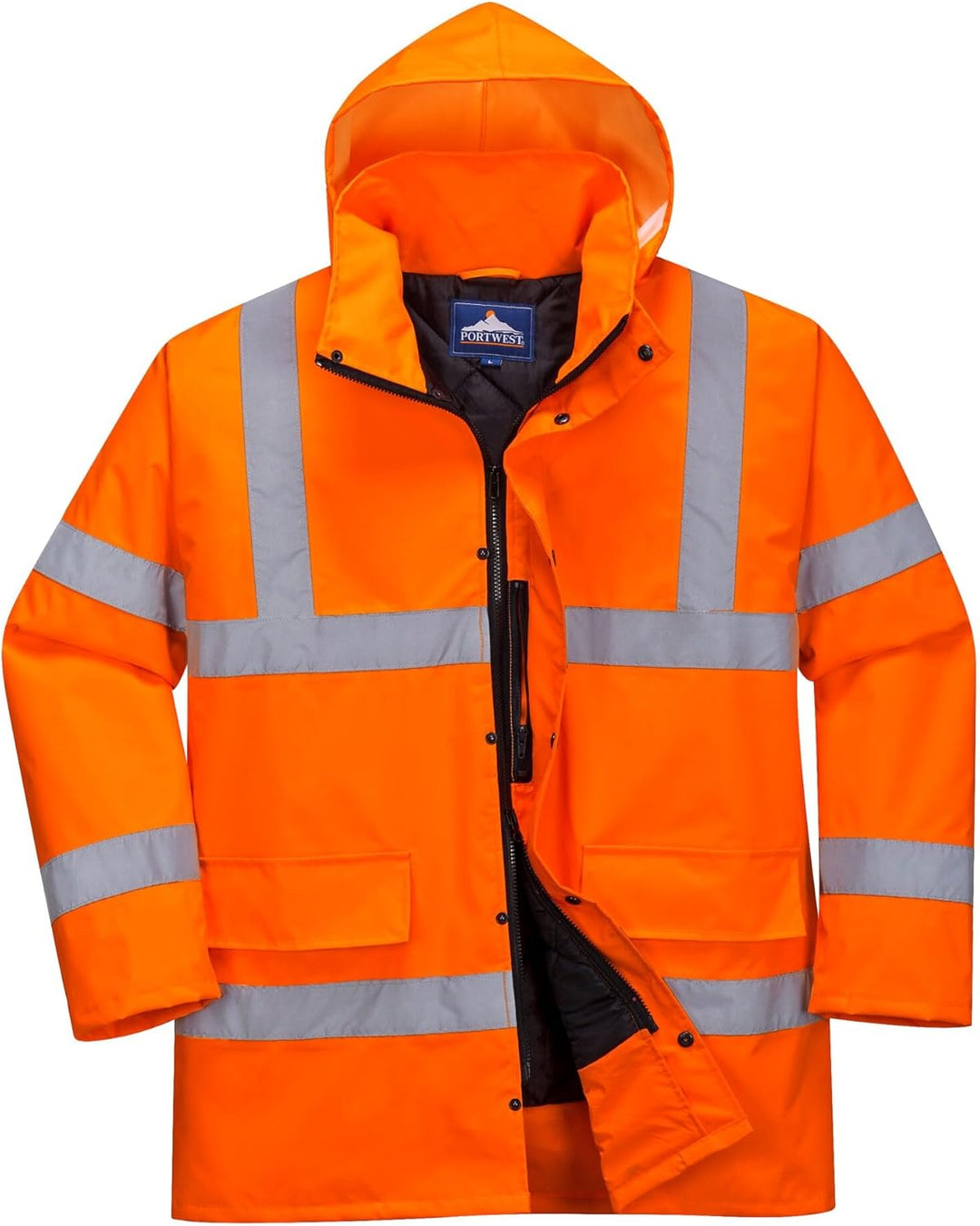 Portwest Giacca Traffic Hi-Vis XL Orange, XL Orange