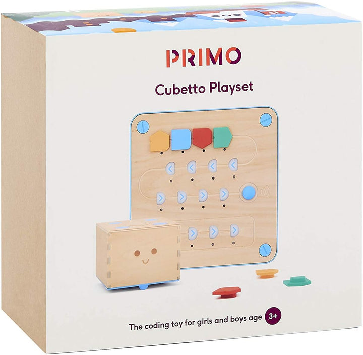 Primo Toys Cubetto Playset, Screenless Coding Toy for Children Aged 3-6